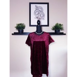 Burgundy Maroon Mini dress 🍇